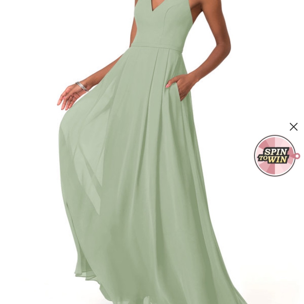 AZAZIE MIMI bridesmaid dress in dusty sage